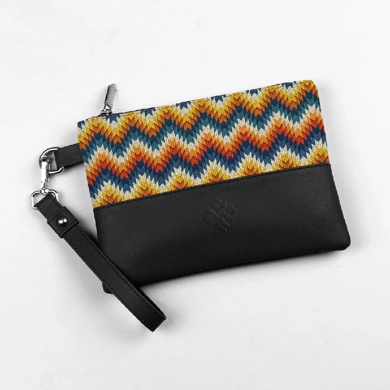Bold Fashionistas Black Toiletry Pouch African Pixels