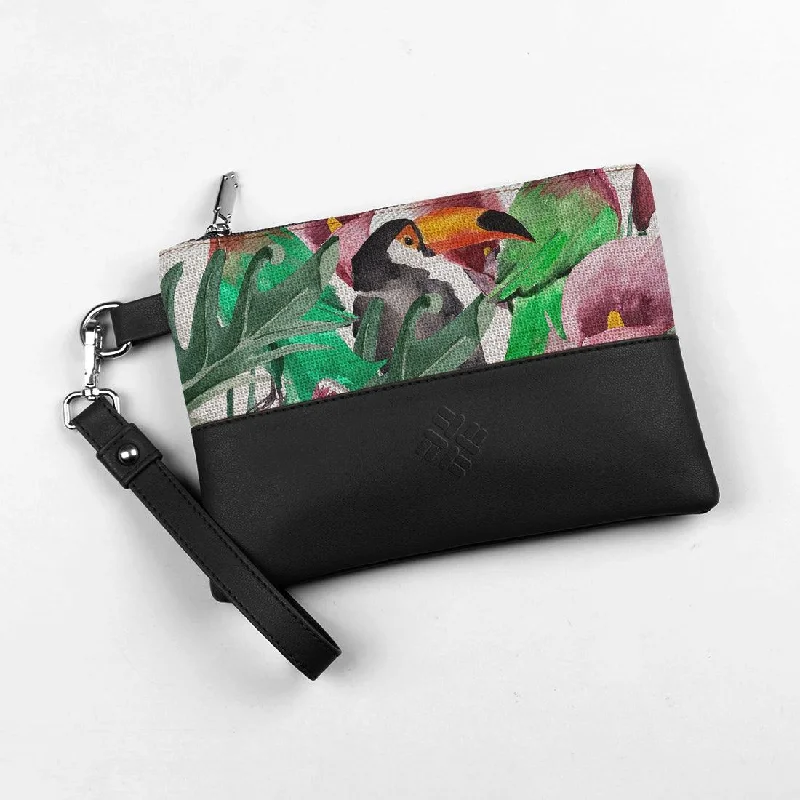 Flash Sales On Premium And High-Quality Bags Black Toiletry Pouch Bird