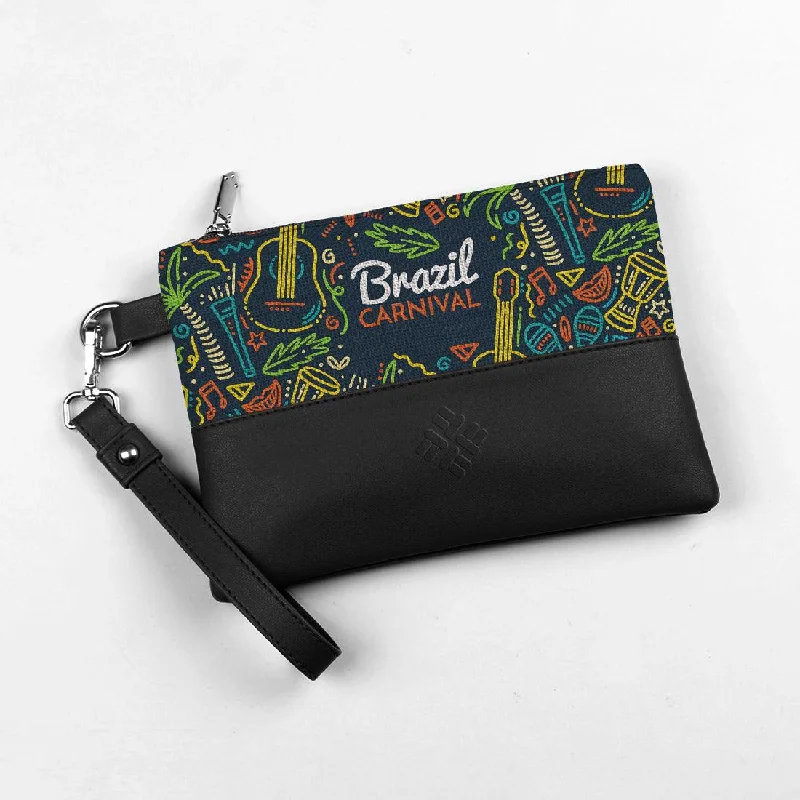 Designer Bags For Luxury Collectors Black Toiletry Pouch Brazil Carnival