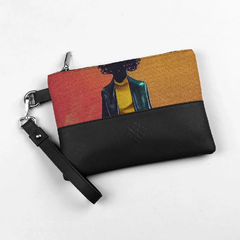 Tote Bag For Everyday Use Black Toiletry Pouch Model