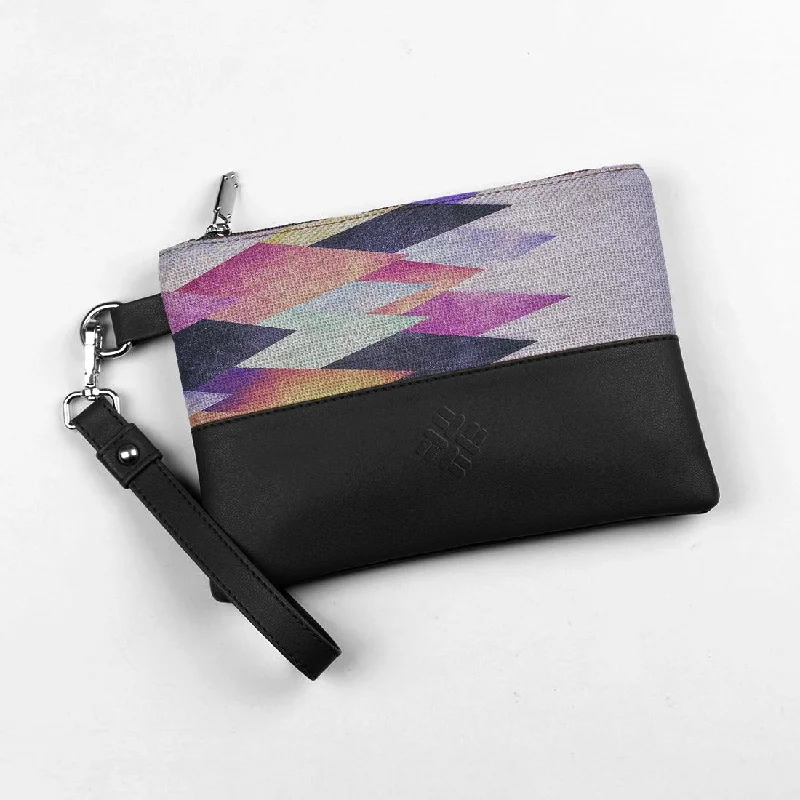Luxurious Bags With Limited-Time Offers Black Toiletry Pouch Purple Arrows