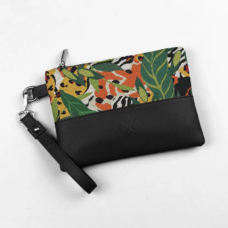 Luxury Bags Black Toiletry Pouch Skin