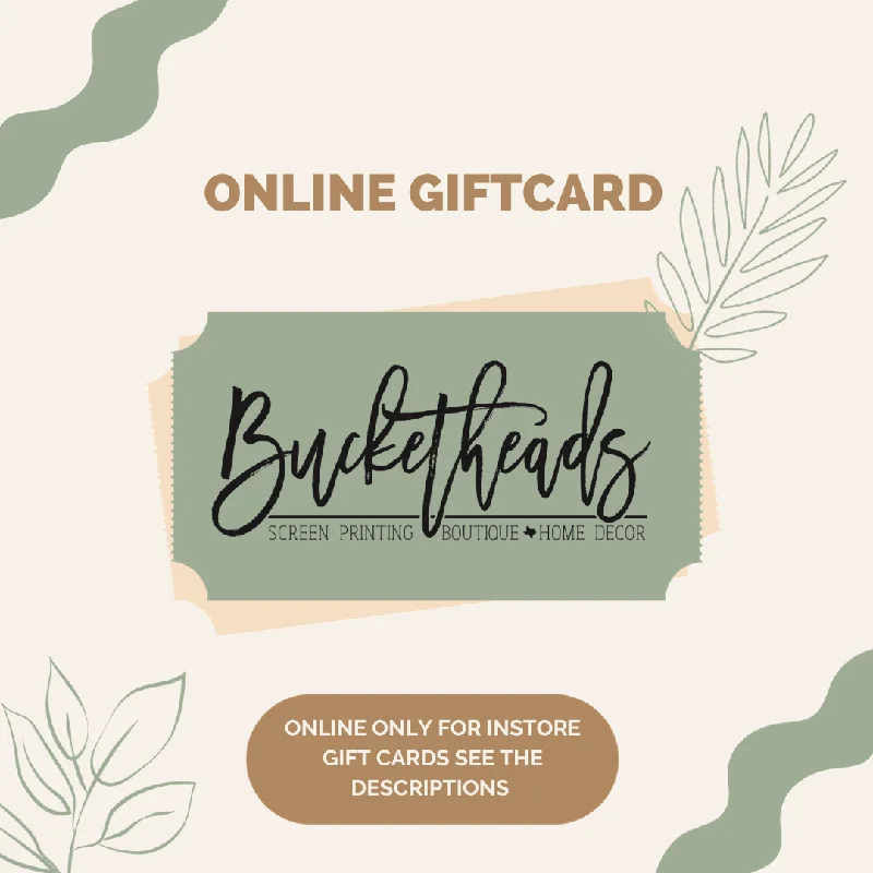 Holiday Gift Bags For Christmas Bucketheads E-Gift Card!