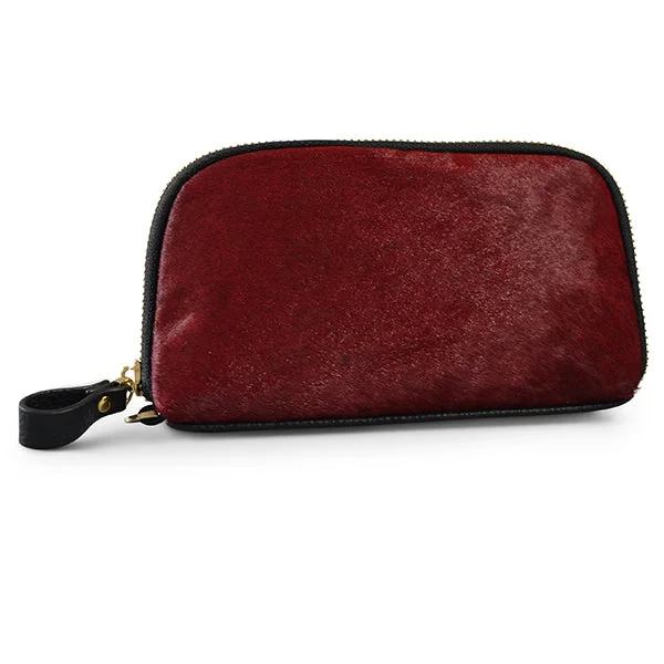 Luxurious But Budget-Friendly Bags CARMICHAEL - Ladies Burgundy Leather Cowhide Wristlet Wallet Purse Luxurious But Budget-Friendly Bags CARMICHAEL - Ladies Burgundy Leather Cowhide Wristlet Wallet Purse