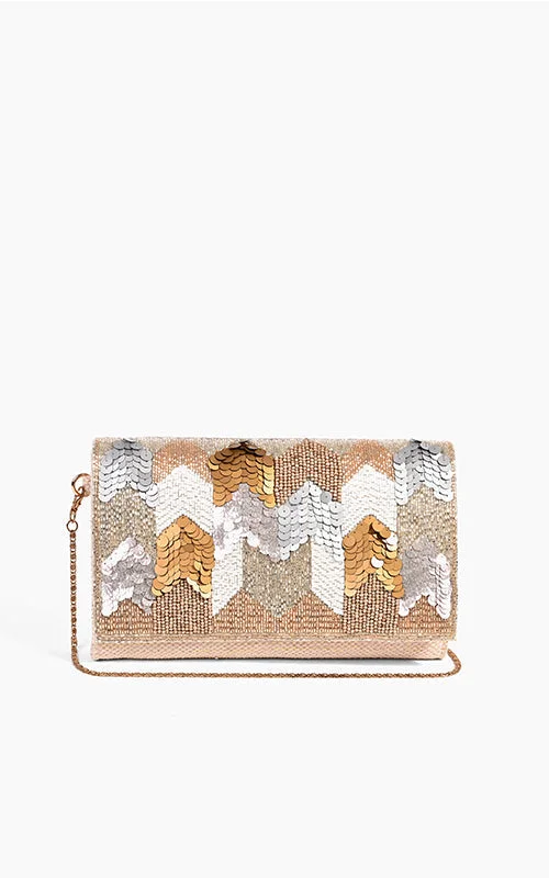 Stylish Bags For Fashion Influencers And Bloggers Caroline Embellished Clutch