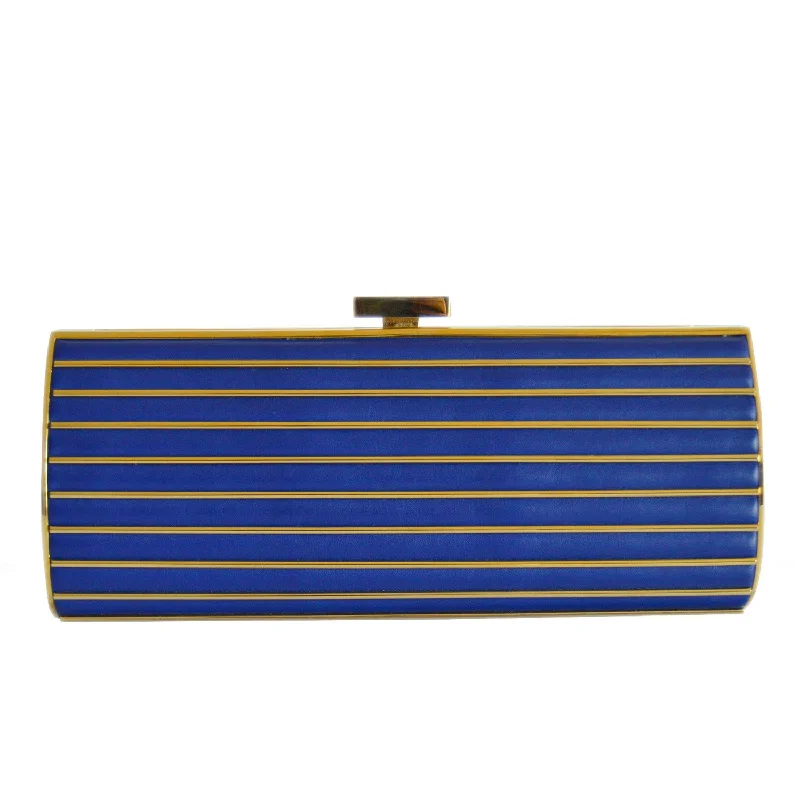 Stylish Bags For Fashion Influencers And Bloggers Elie Saab Stripped Clutch