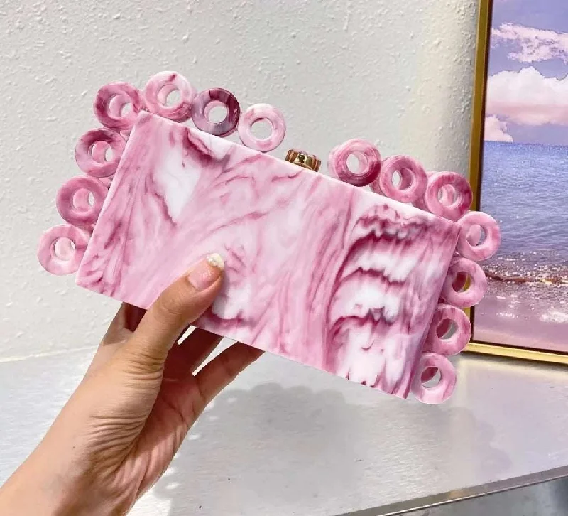 Flash Sale On Premium Bags French Acrylic Marble Bag
