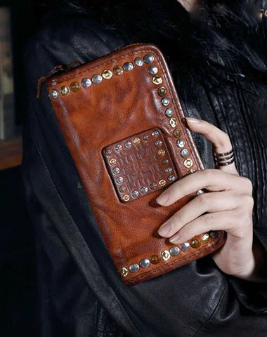 Cyber Monday Discounts On Bags Genuine Leather Mens Cool Long Leather Wallet Biker Wallet Zipper Clutch Wallet for Men Cyber Monday Discounts On Bags Genuine Leather Mens Cool Long Leather Wallet Biker Wallet Zipper Clutch Wallet for Men
