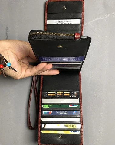 Vintage-Inspired Genuine Leather Mens Cool Long Leather Wallet Cards Phone Zipper Clutch Wristlet Wallet for Men Vintage-Inspired Genuine Leather Mens Cool Long Leather Wallet Cards Phone Zipper Clutch Wristlet Wallet for Men