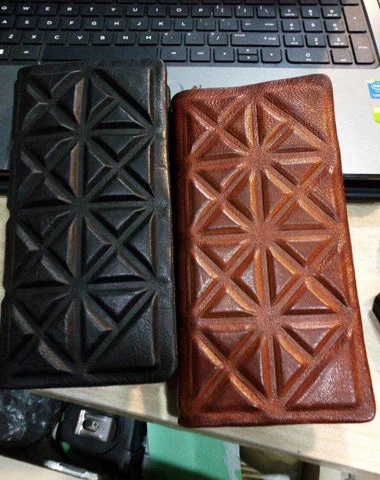 Designer Bags For Luxury Collectors Genuine Leather Mens Cool Long Leather Wallet Zipper Clutch Wristlet Wallet for Men Designer Bags For Luxury Collectors Genuine Leather Mens Cool Long Leather Wallet Zipper Clutch Wristlet Wallet for Men