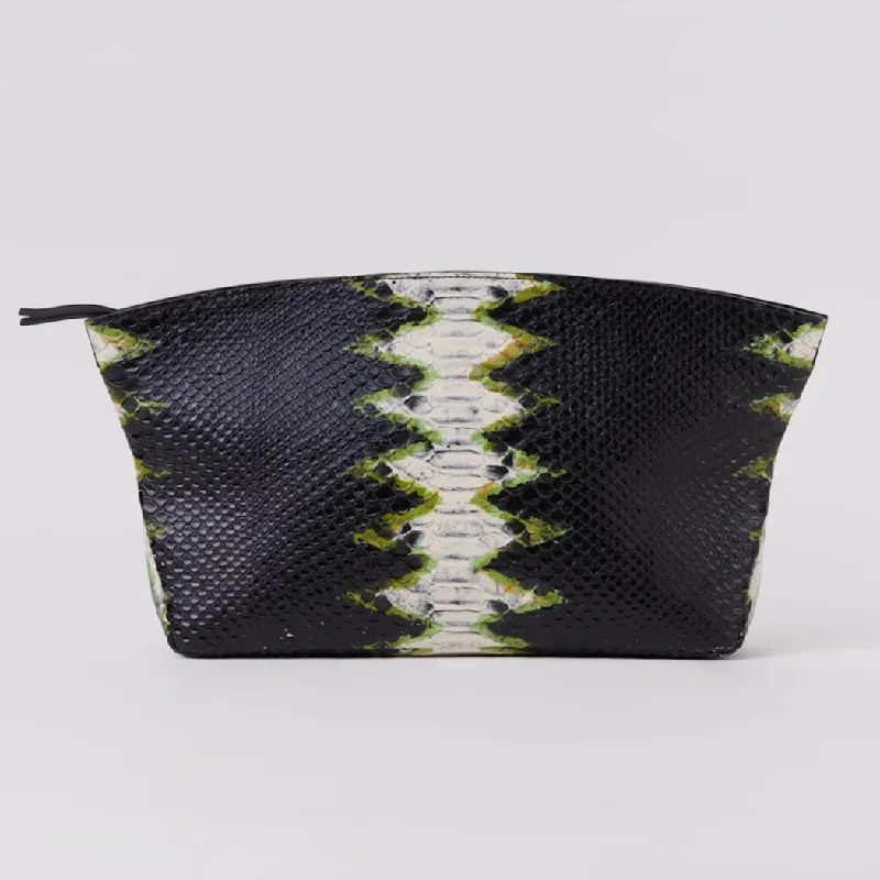 Sleek And Seasonal Sale Bags Blake Large Embossed Python Clutch