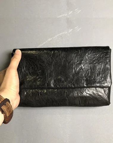 Elegant And On-Sale Evening Bags Handmade Leather Mens Clutch Cool Slim Wallet Zipper Clutch Wristlet Wallet for Men Elegant And On-Sale Evening Bags Handmade Leather Mens Clutch Cool Slim Wallet Zipper Clutch Wristlet Wallet for Men
