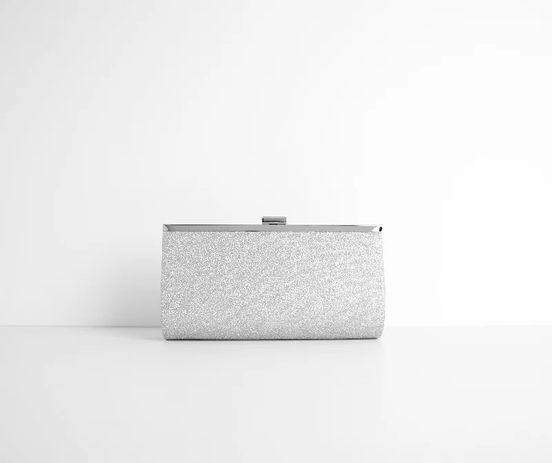 Edgy Bags For Bold And Daring Fashionistas Have A Little Shine Glitter Clutch