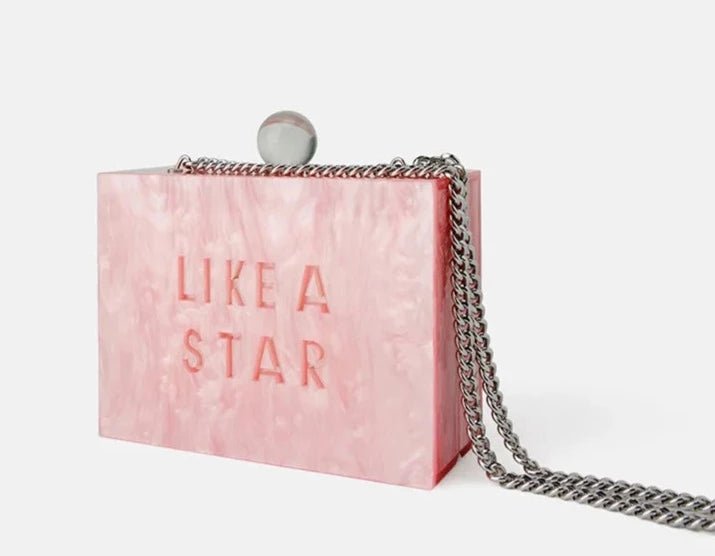 Vintage-Inspired "Like a Star" Acrylic Bag