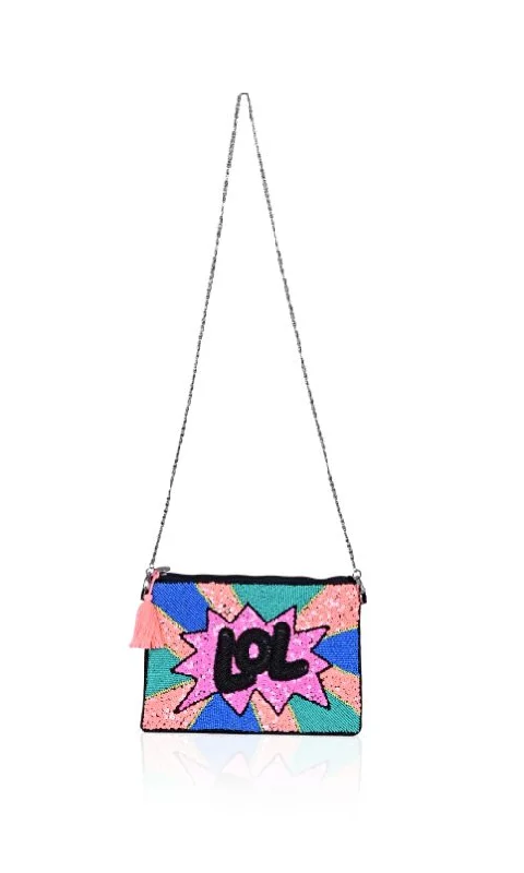 Luxury Bags With Premium Materials And Craftsmanship Lol Embellished Clutch