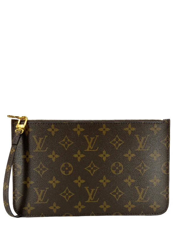 Modern And Limited-Time Offer Bags LOUIS VUITTON Monogram Teddy Neverfull MM Pochette Wristlet NEW Modern And Limited-Time Offer Bags LOUIS VUITTON Monogram Teddy Neverfull MM Pochette Wristlet NEW