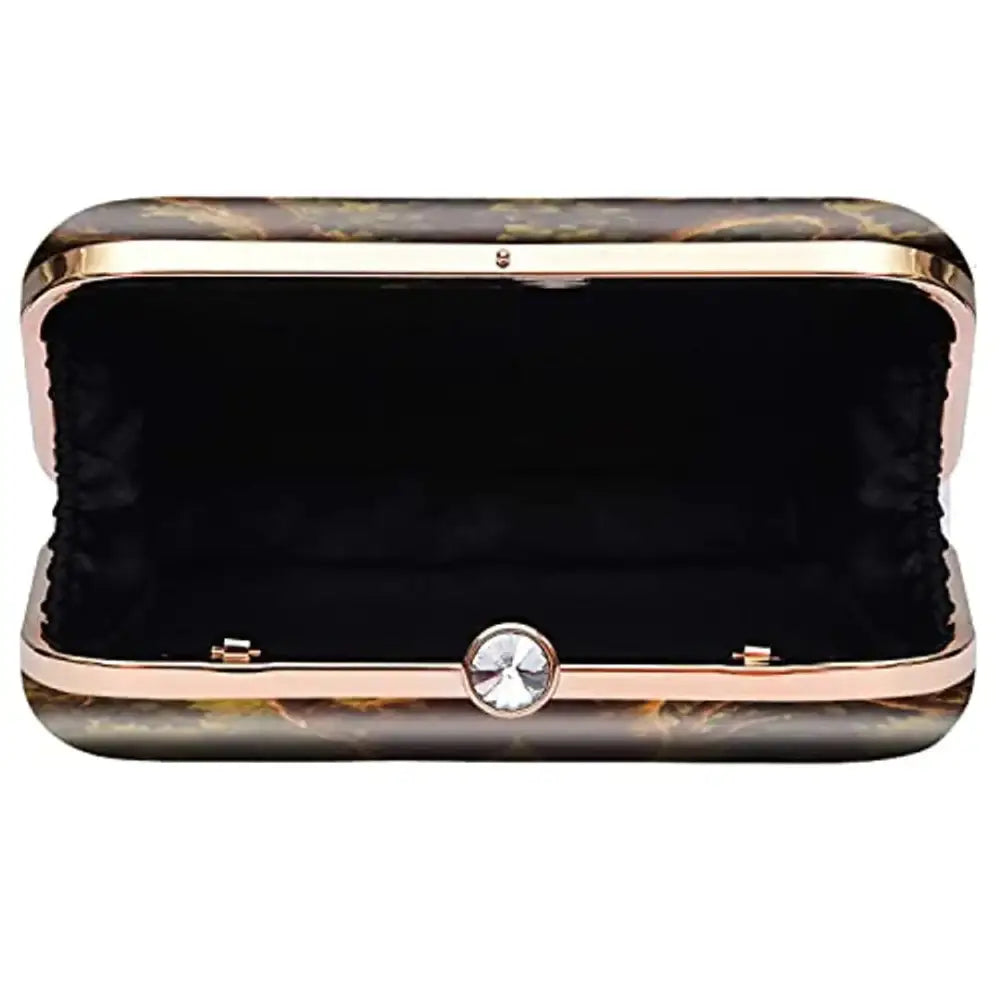 Black Friday And Cyber Monday Bag Deals MaFs Women's Printed Detachable clutches For Weddings and Parties (Multicolour)