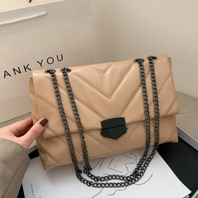 Lightweight Bags With Clearance Prices New Casual Chain Crossbody Bags For Women Fashion Simple Shoulder Bag Ladies Designer Handbags PU Leather Messenger Bags Lightweight Bags With Clearance Prices New Casual Chain Crossbody Bags For Women Fashion Simple Shoulder Bag Ladies Designer Handbags PU Leather Messenger Bags