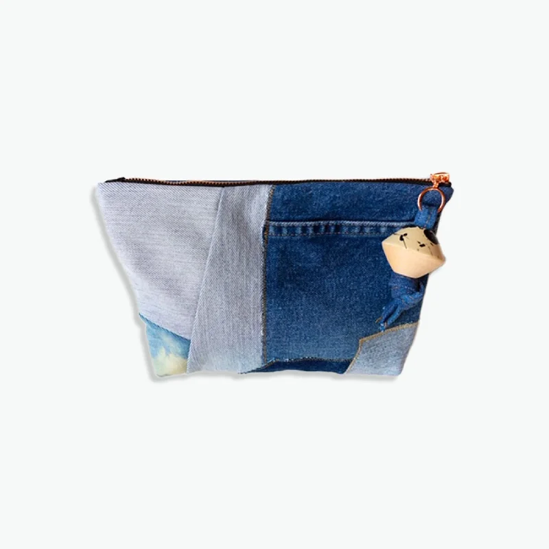 Bold And Flash-Sale Bags Patchwork Denim Clutch