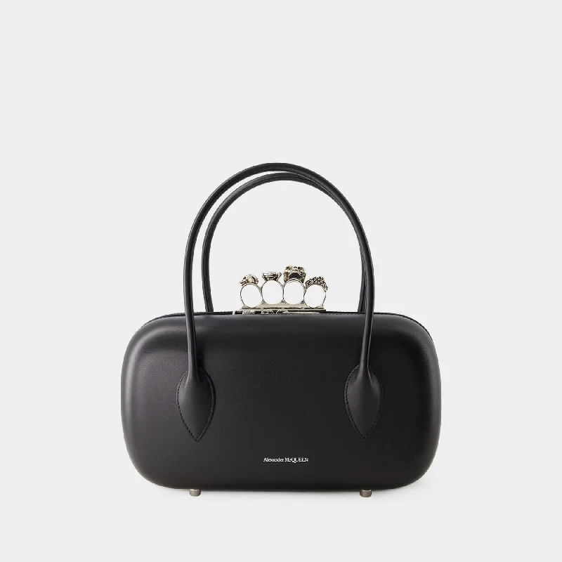 Evening Events The Reverse Clutch - Alexander Mcqueen - Leather - Black