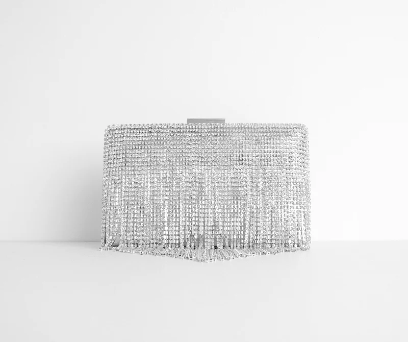 Trendy Bags For Women And Men In 2025 Ready In Rhinestones Fringe Clutch