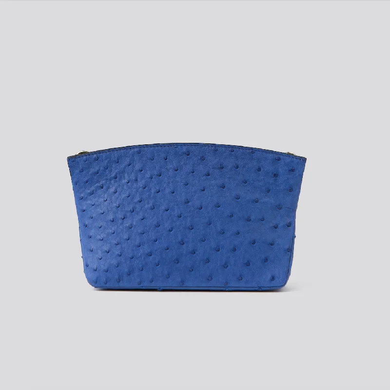 Designer-Inspired Bags At Budget-Friendly Prices TAYLOR MINI CLUTCH BLUE OSTRICH