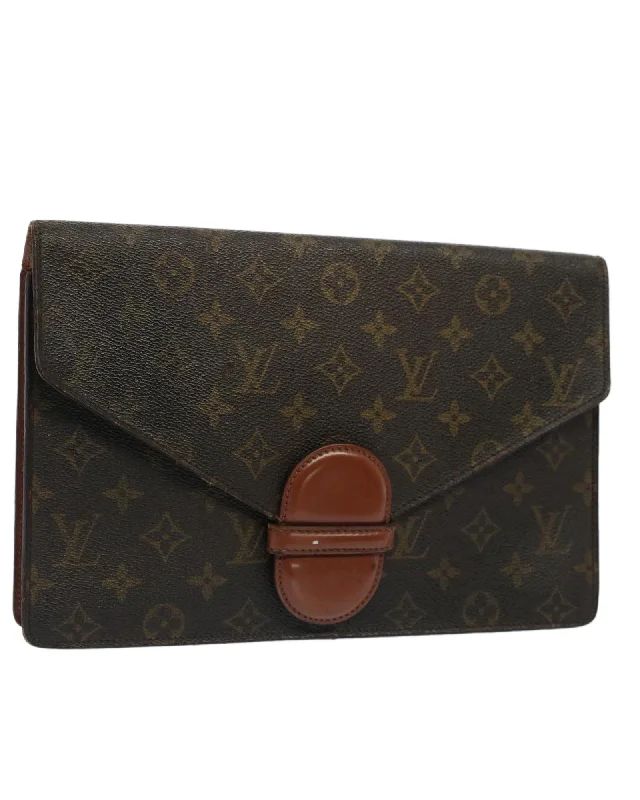 Seasonal Clearance Bags For Summer, Winter, Etc. Monogram Canvas Clutch Bag
