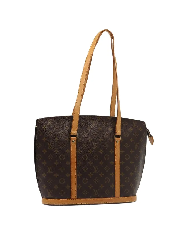 Bags For Urban And Trendy Looks Monogram Canvas Babylone Tote Bag with Interior Pockets