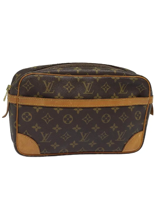 Black Friday And Cyber Monday Bag Deals Monogram Canvas Clutch Bag with Interior Pockets Black Friday And Cyber Monday Bag Deals Monogram Canvas Clutch Bag with Interior Pockets