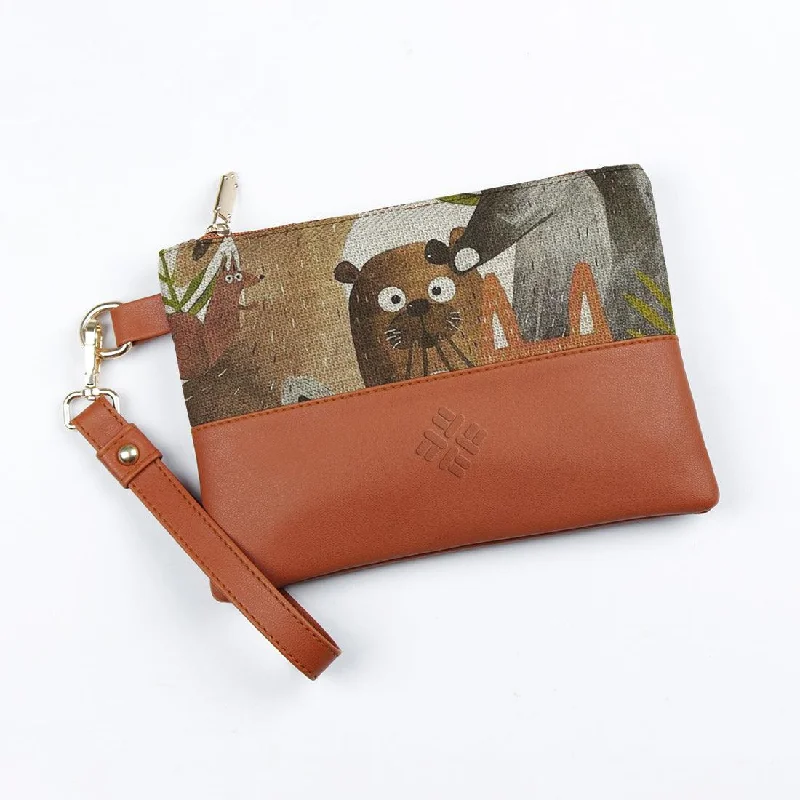 Odor-Resistant And Budget Bags Toiletry Pouch Jungle