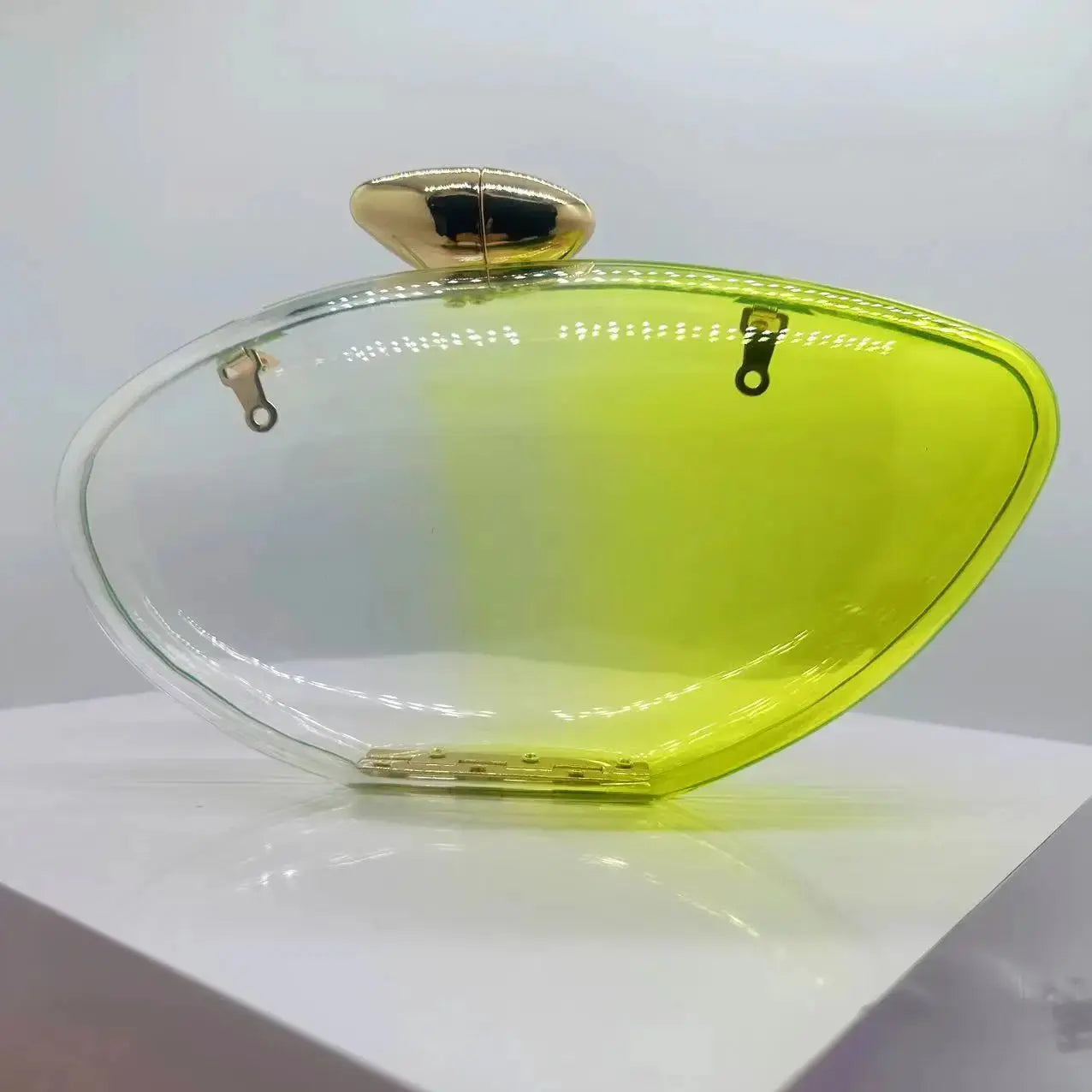 Inspired Bags For High-End Fashion Transparent Acrylic Egg Clutch