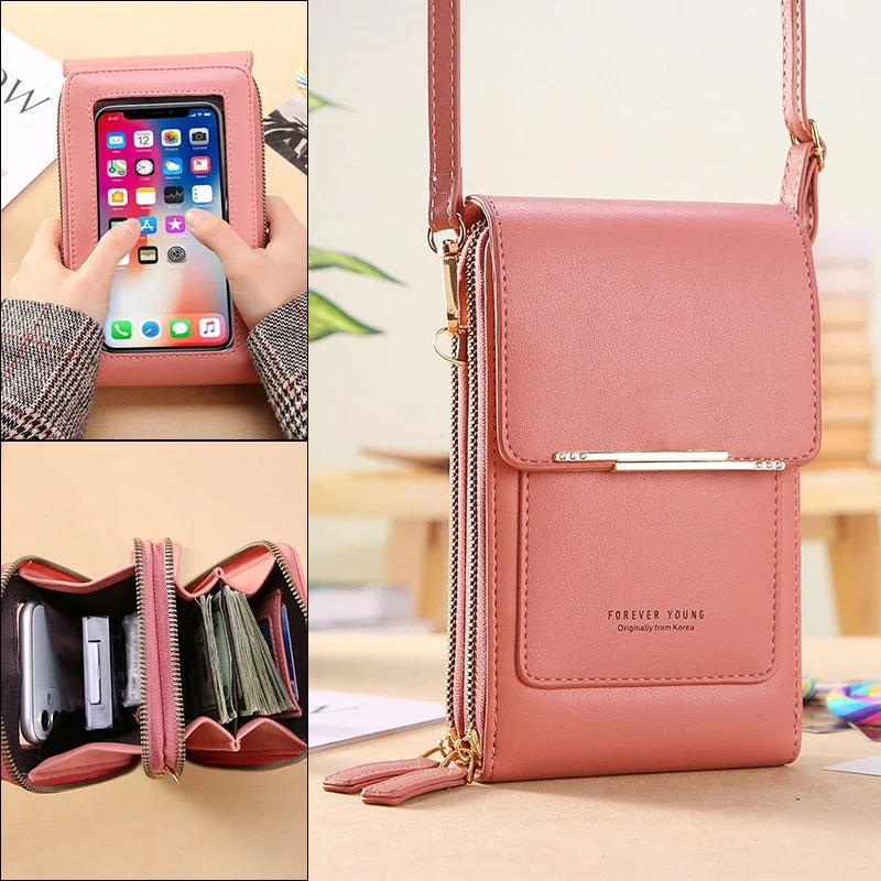 Discounted Designer Bags For Clearance Sale Women Bags Soft Leather Wallets Touch Screen Cell Phone Purse Crossbody Shoulder Strap Handbag for Female Cheap Women's Bags Discounted Designer Bags For Clearance Sale Women Bags Soft Leather Wallets Touch Screen Cell Phone Purse Crossbody Shoulder Strap Handbag for Female Cheap Women's Bags
