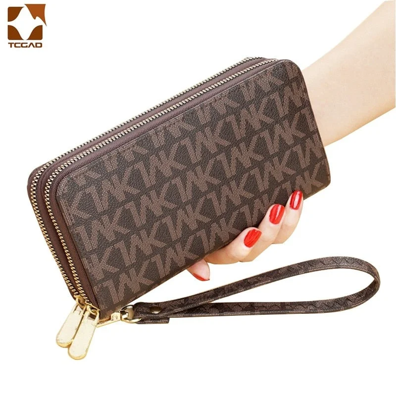 Designer-Inspired Bags At Budget-Friendly Prices Women Long Wallets Double Zipper Clutches Purse Big Letter Fashion Wristlet Wallet Phone Portfel Damski Card Holder Lady Wallets Designer-Inspired Bags At Budget-Friendly Prices Women Long Wallets Double Zipper Clutches Purse Big Letter Fashion Wristlet Wallet Phone Portfel Damski Card Holder Lady Wallets