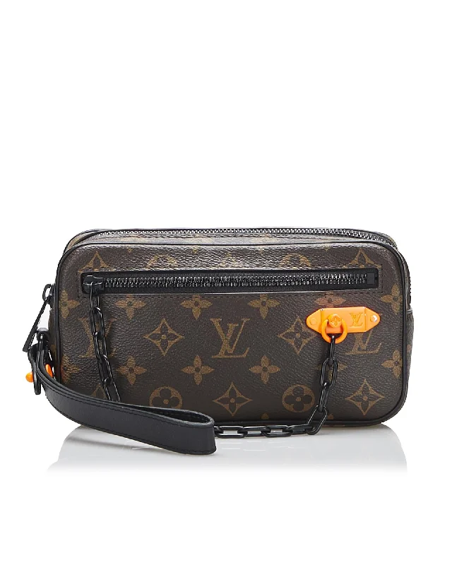 Senior Travelers Louis Vuitton x OffWhite Pochette Clutch Bag