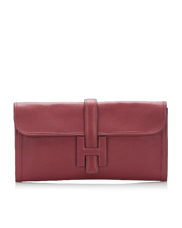 Designer Bags For Luxury Collectors With Offers Hermes Kelly Clutch Red Leather