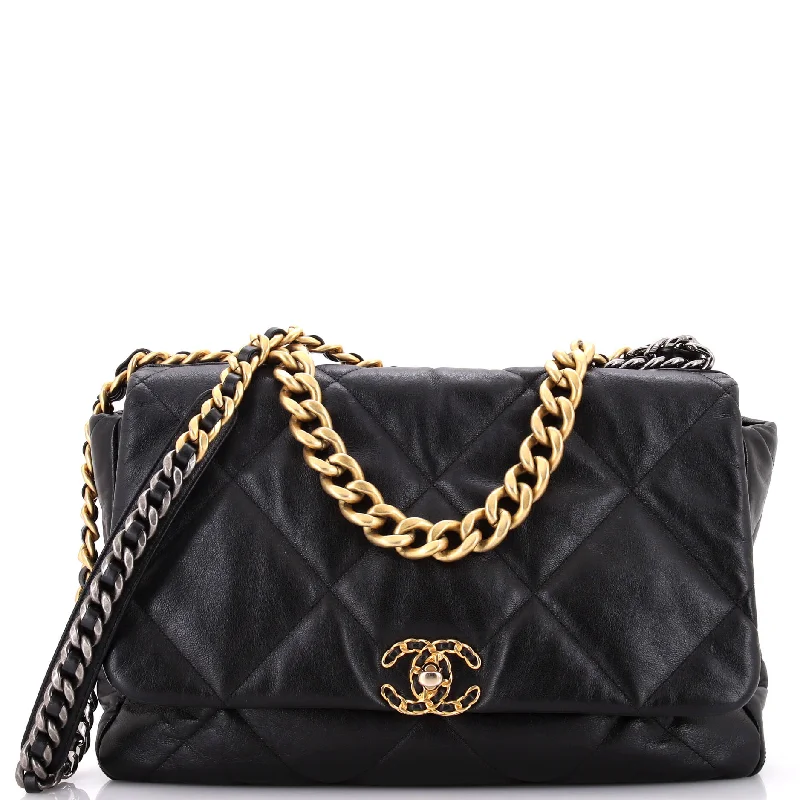 Elegant And On-Sale Evening Bags 19 Flap Bag Quilted Leather Maxi