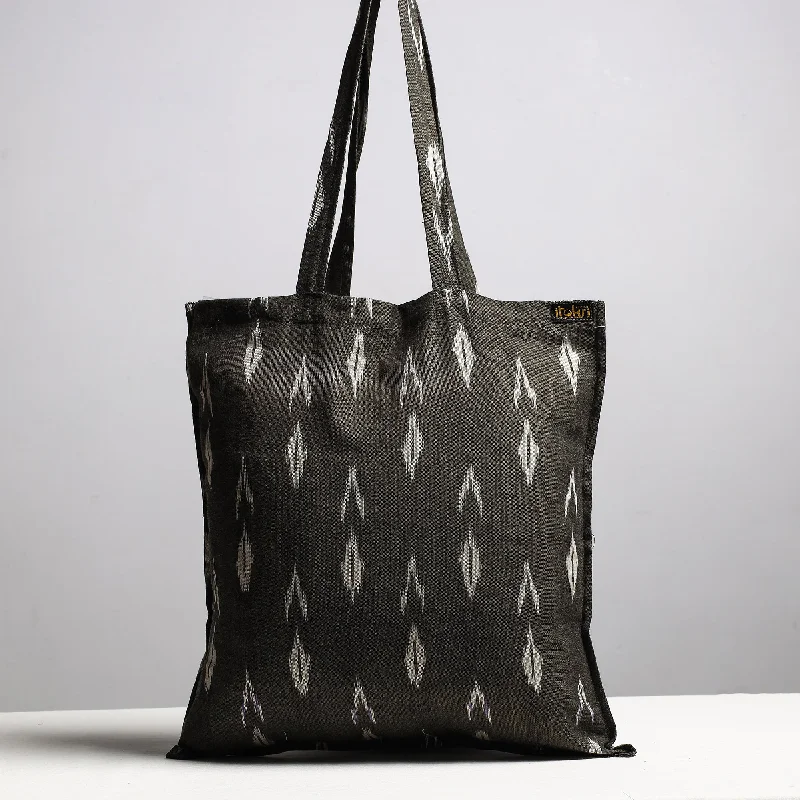 Discounted Designer Bags For Clearance Sale Brown - Handcrafted Pochampally Ikat Weave Cotton Jhola Bag Discounted Designer Bags For Clearance Sale Brown - Handcrafted Pochampally Ikat Weave Cotton Jhola Bag