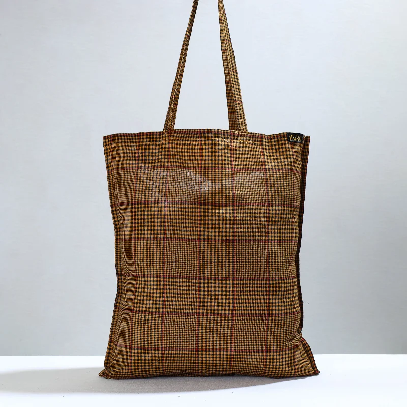 Sleek And Seasonal Sale Bags Brown - Jhiri Pure Handloom Cotton Jhola Bag 12