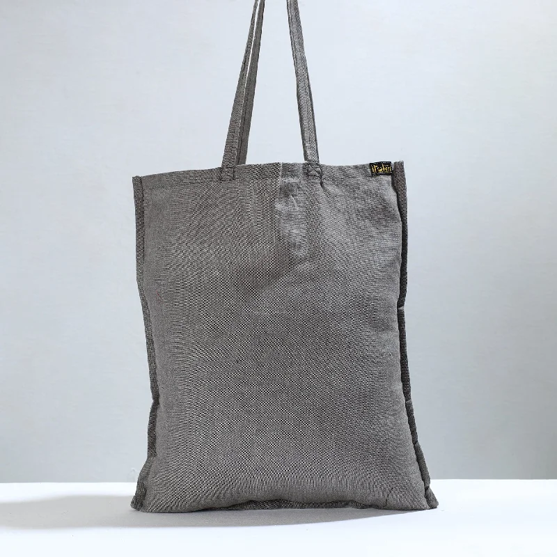 Luxury Bags On Sale Grey - Jhiri Pure Handloom Cotton Jhola Bag 30