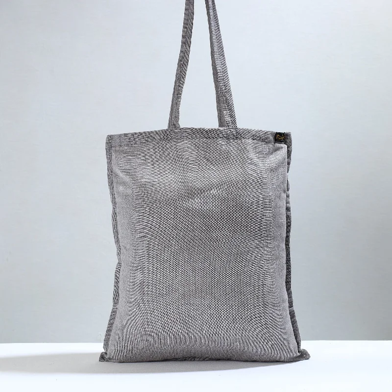 Luxury Bags For Working Professionals Grey - Jhiri Pure Handloom Cotton Jhola Bag 33 Luxury Bags For Working Professionals Grey - Jhiri Pure Handloom Cotton Jhola Bag 33