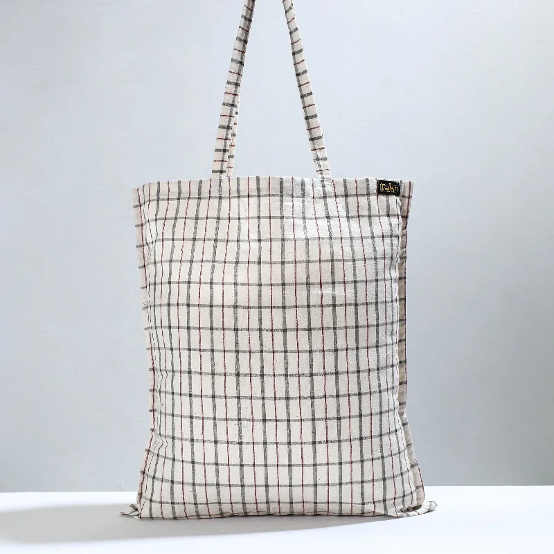 Stylish Bags For Fashion Bloggers With Promotions White - Jhiri Pure Handloom Cotton Jhola Bag 05 Stylish Bags For Fashion Bloggers With Promotions White - Jhiri Pure Handloom Cotton Jhola Bag 05