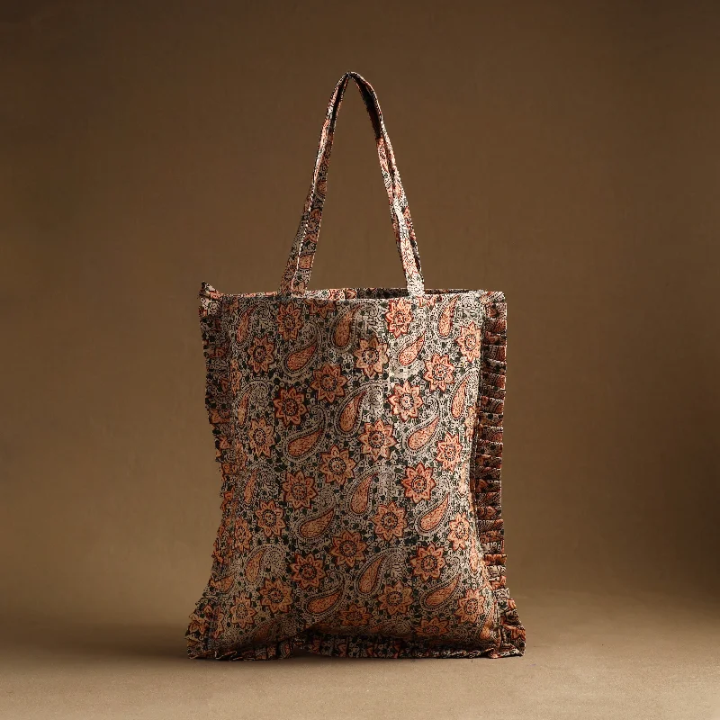 Trendy Bags Multicolor - Handcrafted Cotton Frill Jhola Bag 28
