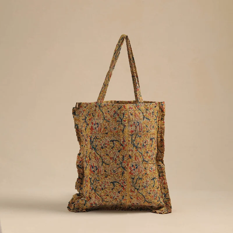 Luxury Bags On Sale Handcrafted Cotton Frill Jhola Bag 04