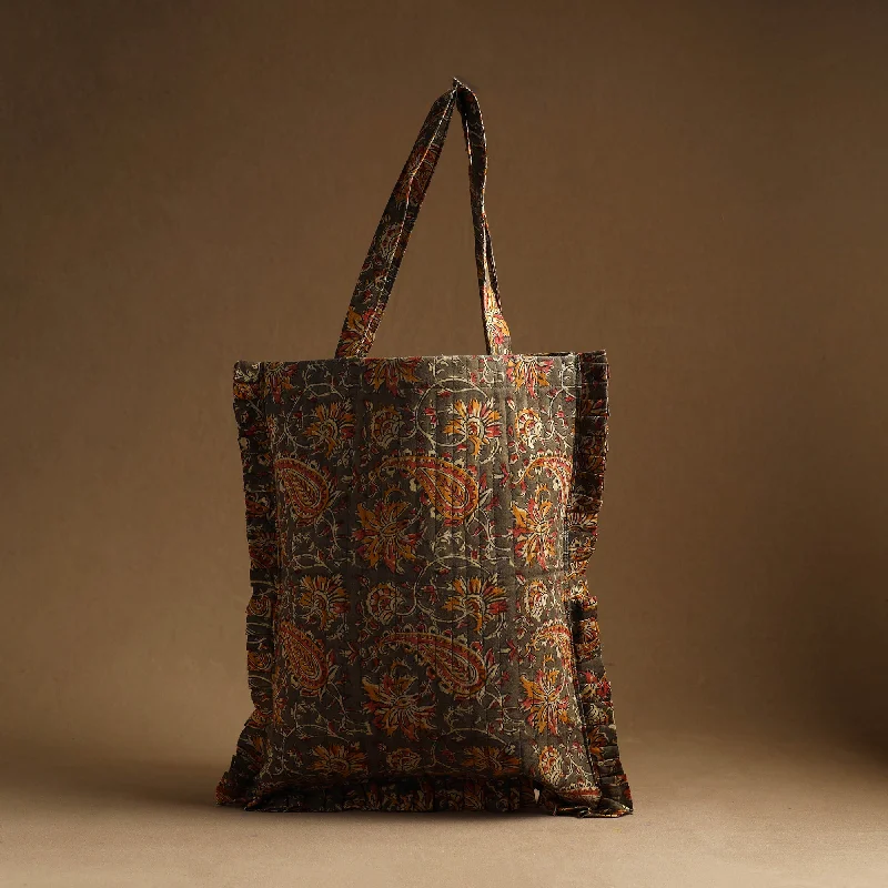 Minimalist Bags For Clean And Modern Aesthetics Brown - Handcrafted Cotton Frill Jhola Bag 40 Minimalist Bags For Clean And Modern Aesthetics Brown - Handcrafted Cotton Frill Jhola Bag 40
