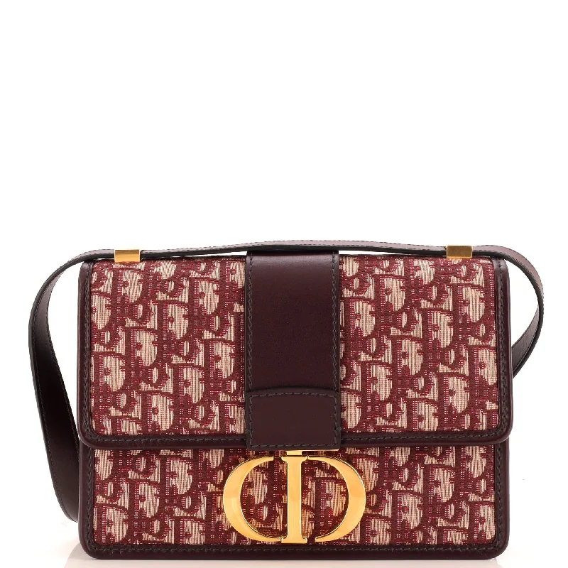 Urban Style 30 Montaigne Flap Bag Oblique Canvas