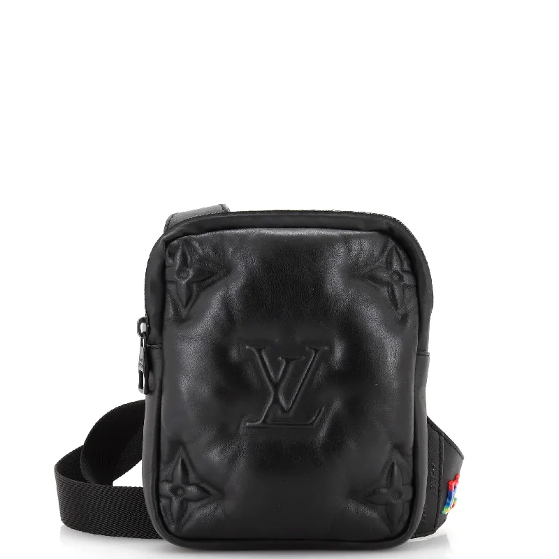 Genuine Bags On Clearance Sale A4 Asymmetrical Sling Bag Monogram Puffer Lambskin