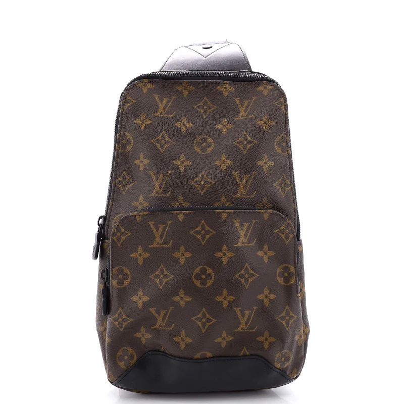Valentine's Day Avenue Sling Bag Macassar Monogram Canvas