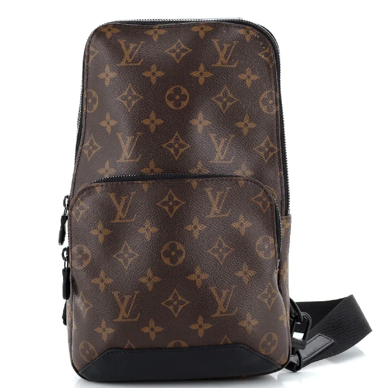 Compact Bags For Minimalist Travelers Avenue Sling Bag Macassar Monogram Canvas