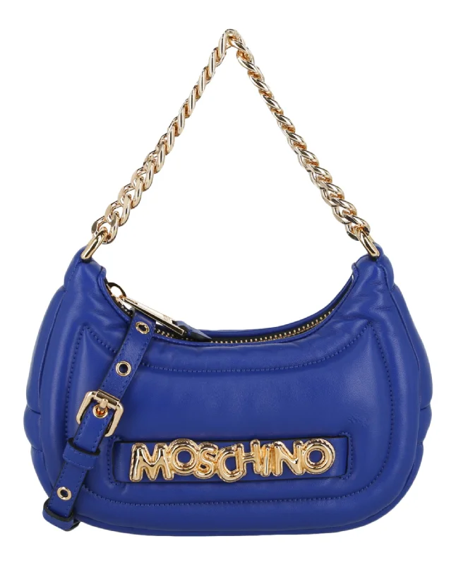Uxury Designer Handbag Brands Balloon Lettering Crescent Bag