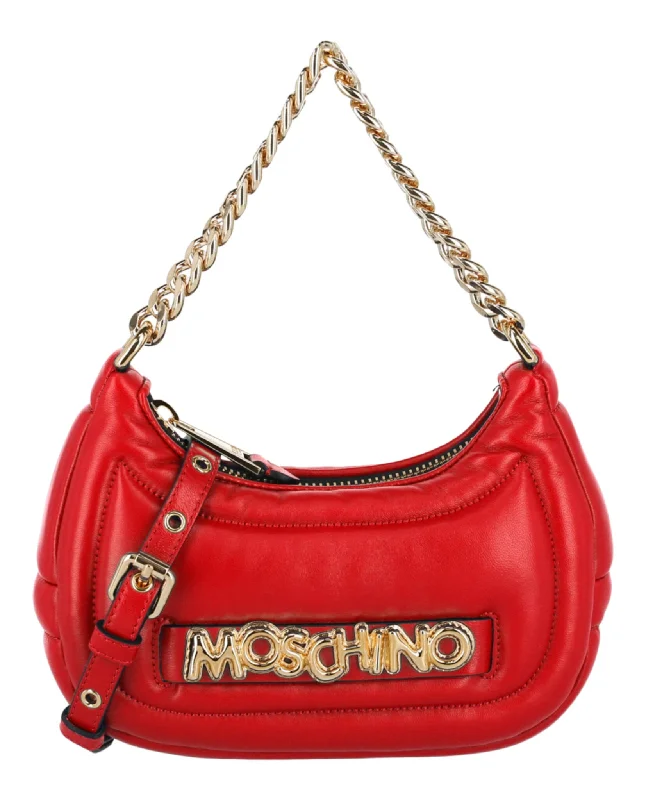 Luxury Seekers Balloon Lettering Crescent Bag